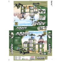 Конструктор AUSINI 22801 “Военная база”, 550 деталей