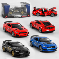 Машина металева GT - 1712 Ford Mustang GT металопластик інерція