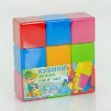 Кубики игровые большие 9 шт. 14066  