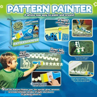 Планшет Magic Pad 3D для рисования D 6230 светящаяся кисть, 4 трафарета