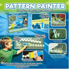 Планшет Magic Pad 3D для рисования D 6230 светящаяся кисть, 4 трафарета