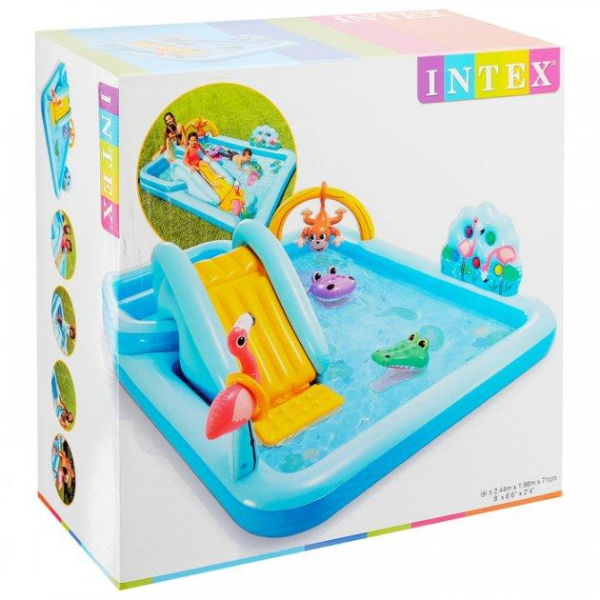 Игровой надувной центр размером 244х198х71 см,  57161 NP 