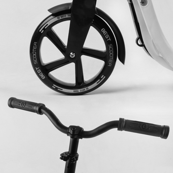 Дитячий самокат двоколісний з широким кермом Best Scooter 52753