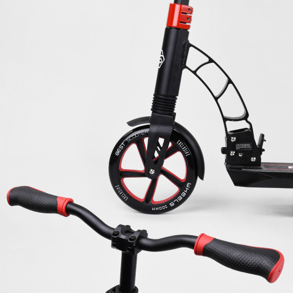 Детский самокат двухколесный алюминиевый Best Scooter 42923