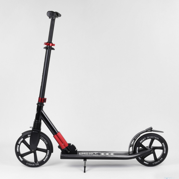 Детский самокат двухколесный алюминиевый Best Scooter 36956