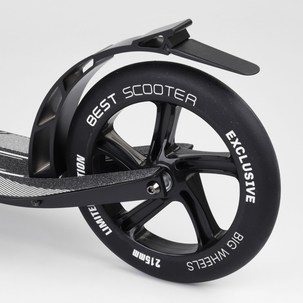 Детский самокат двухколесный алюминиевый Best Scooter 36956
