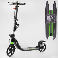 Дитячий самокат двоколісний з фарою Best Scooter L-22066