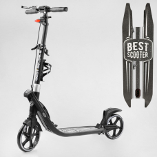 Дитячий самокат двоколісний з фарою Best Scooter L-36375