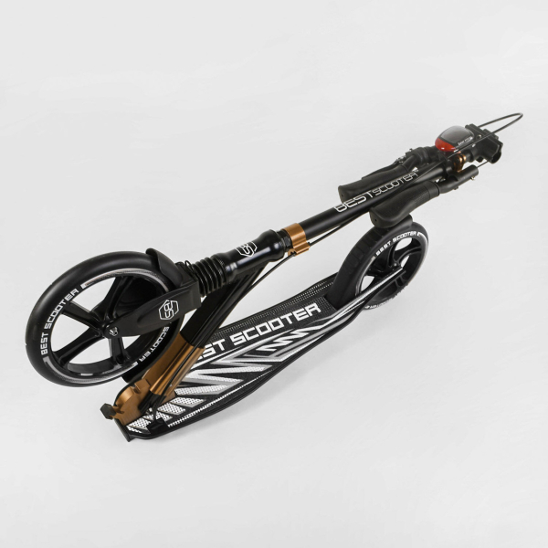 Дитячий самокат двоколісний алюмінієвий з фарою Best Scooter 14268
