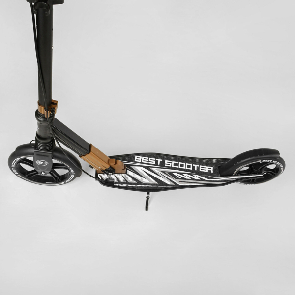 Дитячий самокат двоколісний алюмінієвий з фарою Best Scooter 14268