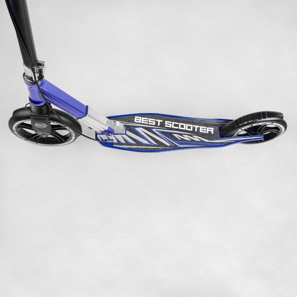 Дитячий самокат двоколісний алюмінієвий з фарою Best Scooter 49804