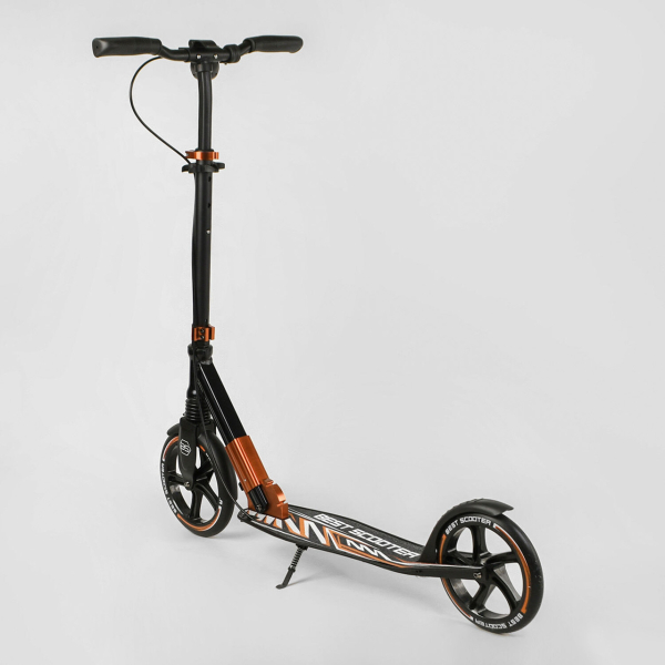 Дитячий самокат двоколісний алюмінієвий з фарою Best Scooter 79740