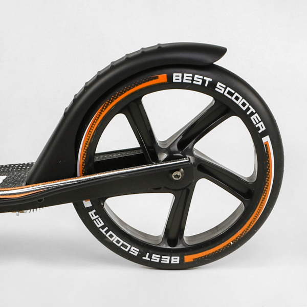 Дитячий самокат двоколісний алюмінієвий з фарою Best Scooter 79740