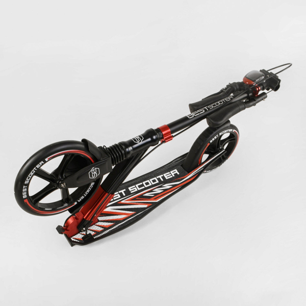 Дитячий самокат двоколісний алюмінієвий з фарою Best Scooter 10304