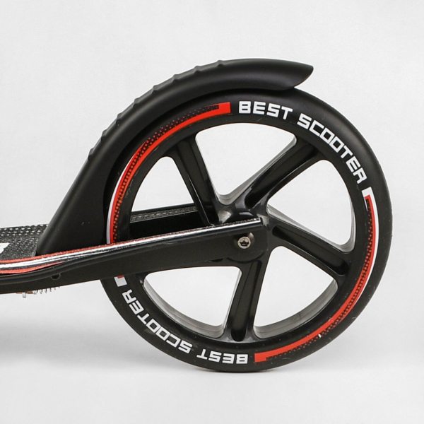 Дитячий самокат двоколісний алюмінієвий з фарою Best Scooter 10304