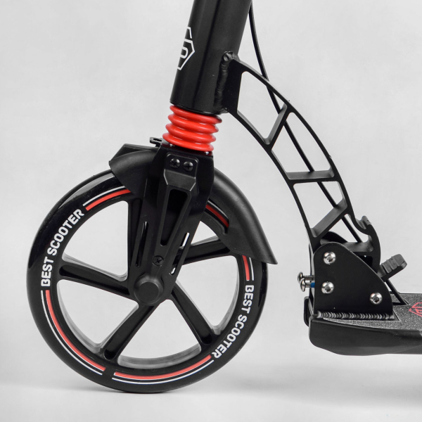 Дитячий самокат двоколісний металевий Best Scooter 60054-R