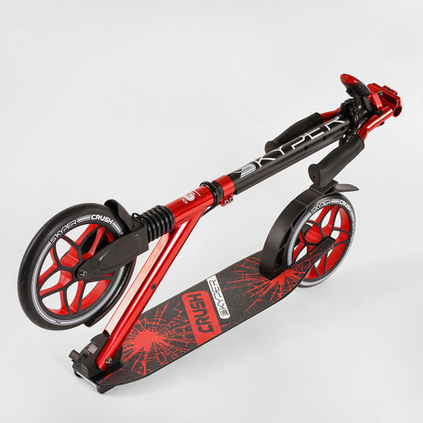 Дитячий самокат двоколісний алюмінієвий Skyper Crush 95692