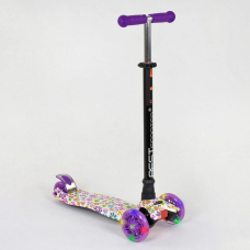 Детский трехколесный самокат пластиковый Best Scooter MAXI А 25528 / 779-1326