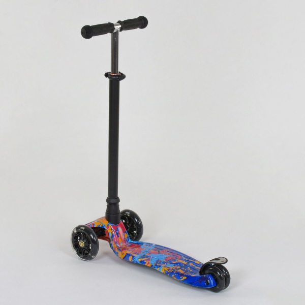 Детский трехколесный самокат пластиковый Best Scooter MAXI А 25595 / 779-1338