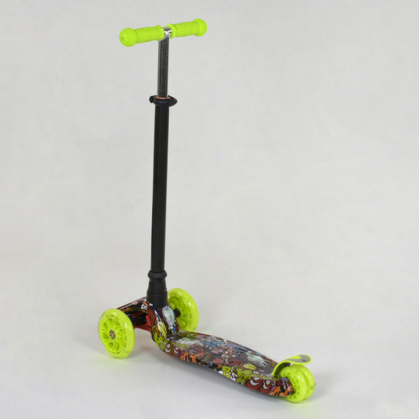 Детский трехколесный самокат пластиковый Best Scooter MAXI А 25470 /779-1325