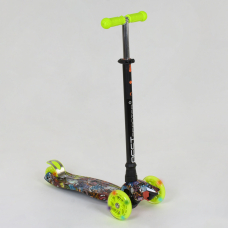 Детский трехколесный самокат пластиковый Best Scooter MAXI А 25470 /779-1325