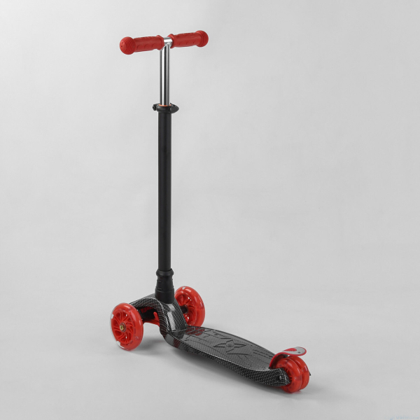 Дитячий триколісний самокат з колесами, що світяться Best Scooter MAXI А 25772 /779-1524
