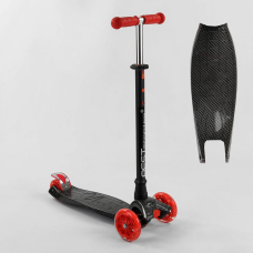 Детский трехколесный самокат с светящимися колесами Best Scooter MAXI А 25772 /779-1524