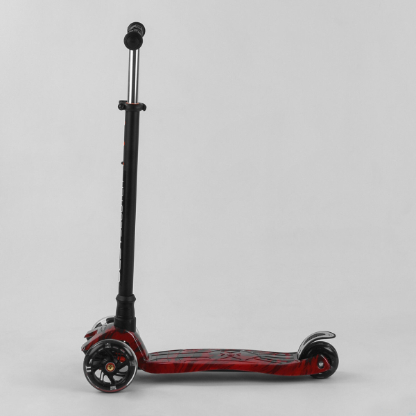 Детский трехколесный самокат с светящимися колесами Best Scooter MAXI А 25775 / 779-1533