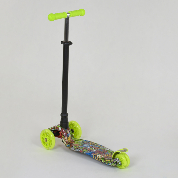 Дитячий триколісний самокат з колесами, що світяться Best Scooter MAXI А 24647 / 779-1391