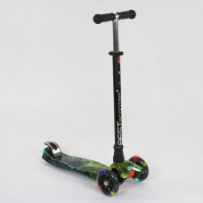 Детский пластиковый трехколесный самокат Best Scooter MAXI А 25462 / 779-1317
