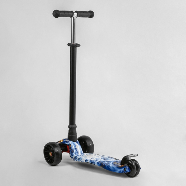 Детский трехколесный самокат с светящимися колесами Best Scooter MAXI S - 11102
