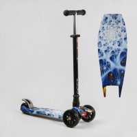 Детский трехколесный самокат с светящимися колесами Best Scooter MAXI S - 11102