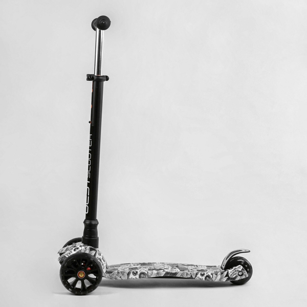 Детский трехколесный самокат с светящимися колесами Best Scooter MAXI S - 12208