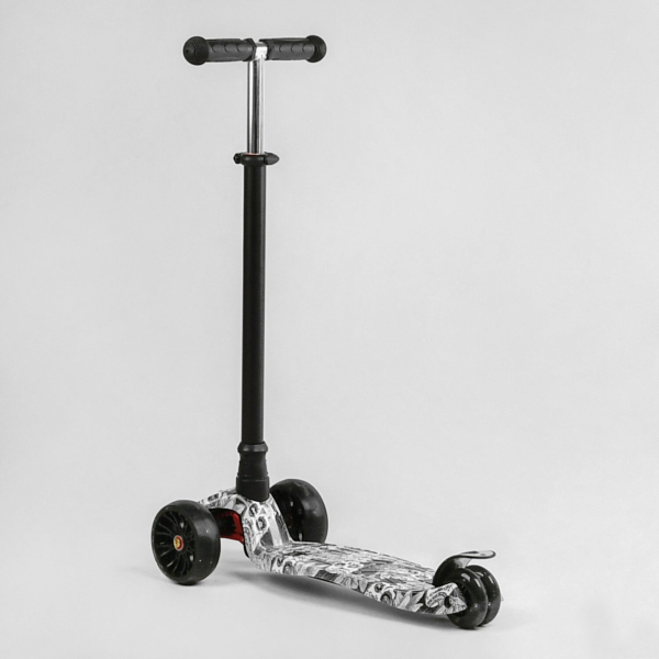 Детский трехколесный самокат с светящимися колесами Best Scooter MAXI S - 12208