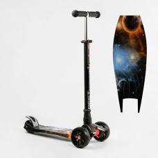 Дитячий триколісний самокат з колесами, що світяться Best Scooter MAXI S - 10743