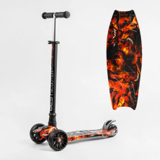 Дитячий триколісний самокат металевий Best Scooter MAXI S-10606