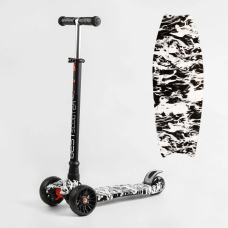 Дитячий триколісний самокат металевий Best Scooter MAXI S -10533