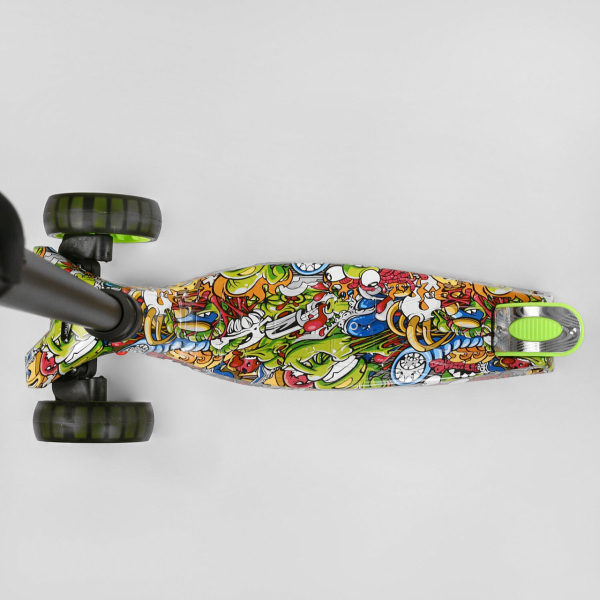Дитячий триколісний самокат із змінним кермом Best Scooter MAXI S - 11203