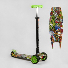 Дитячий триколісний самокат із змінним кермом Best Scooter MAXI S - 11203