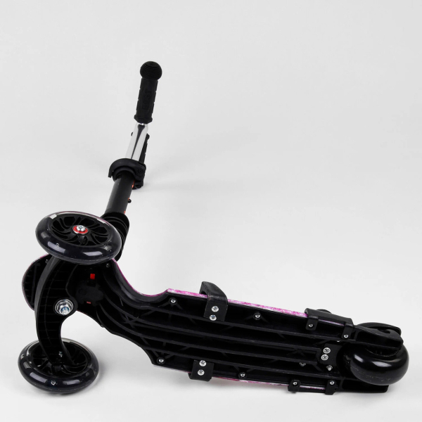 Трехколесный самокат 5 в1 с сиденьем и родительской ручкой Best Scooter 71905