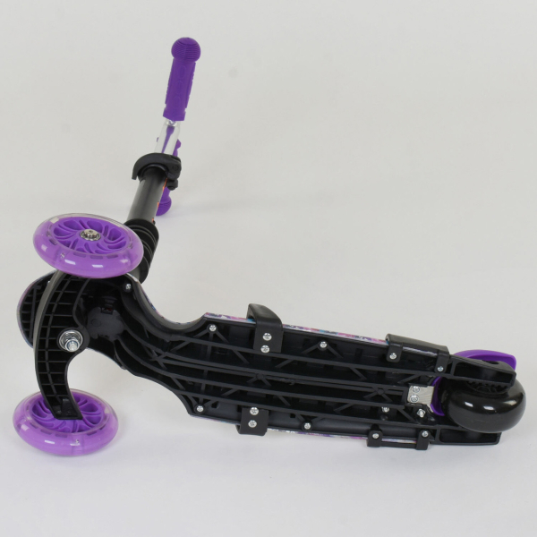 Детский трехколесный самокат 5 в 1 с сиденьем Best Scooter 19870