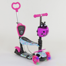 Дитячий триколісний самокат із сидінням 5 в 1 Best Scooter 11210
