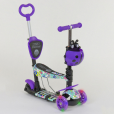 Дитячий триколісний самокат із сидінням 5 в 1 Best Scooter 68995
