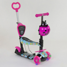 Дитячий триколісний самокат із сидінням 5 в 1 Best Scooter 26901