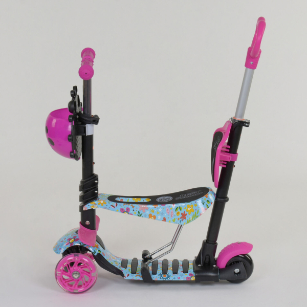Детский трехколесный самокат с сиденьем 5 в 1 Best Scooter 26901