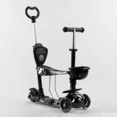 Дитячий триколісний самокат 5 в 1 із батьківською ручкою Best Scooter 41405