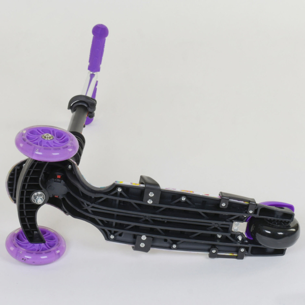 Детский трехколесный самокат 5 в 1 с родительской ручкой Best Scooter 97240