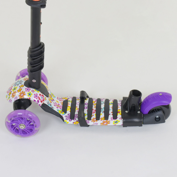 Детский трехколесный самокат 5 в 1 с родительской ручкой Best Scooter 97240