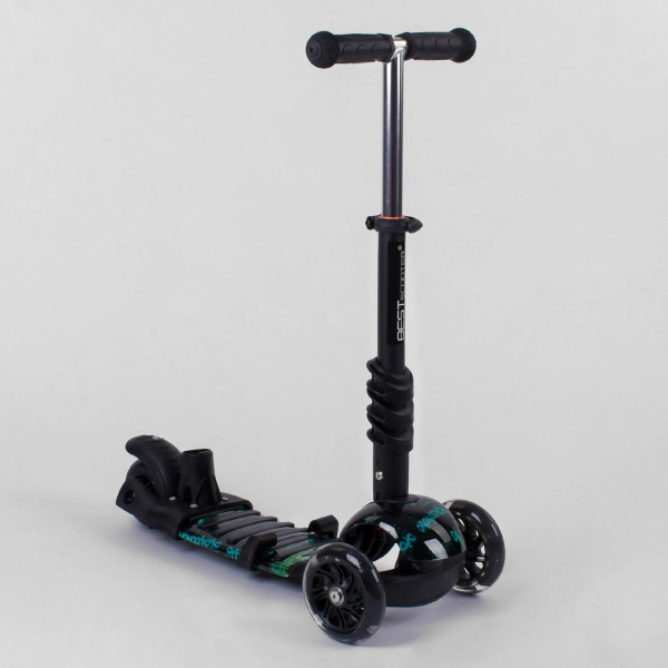 Дитячий триколісний самокат 5 в 1 із батьківською ручкою Best Scooter 10999