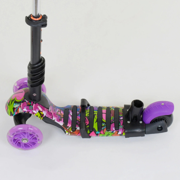 Детский трехколесный самокат 5 в 1 с родительской ручкой Best Scooter 13400